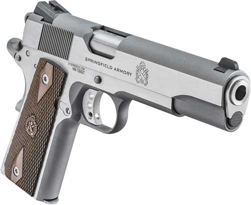 Springfield Armory 1911 Garrison 9mm Semi-Auto Pistol with 5-Inch Barrel and 9-Round Capacity and Stainless Finish