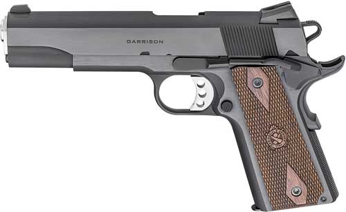 Springfield Armory 1911 Garrison 9mm Semi-Auto Pistol with 5-Inch Barrel and 9-Round Capacity and Blued Finish