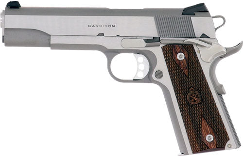 Springfield Armory 1911 Garrison .45 ACP Semi-Auto Pistol with 5-Inch Barrel and 7-Round Capacity and Stainless Finish