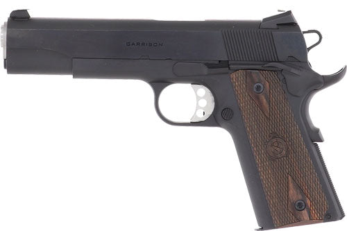 Springfield Armory 1911 Garrison .45 ACP Semi-Auto Pistol with 5-Inch Barrel and 7-Round Capacity and Blued Finish