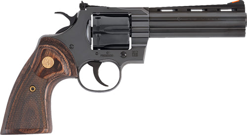 Colt Python .357 Magnum Revolver with 5-Inch Barrel and Wood Grips