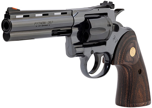Colt Python .357 Magnum Revolver with 5-Inch Barrel and Wood Grips