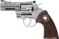 Colt Python .357 Magnum 3-Inch Revolver with Stainless Finish and Wood Grips