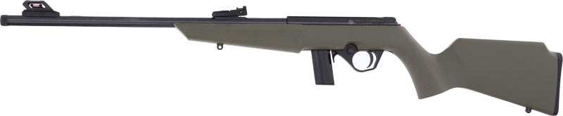 Rossi RB22 Compact 22LR Bolt-Action Sporting Rifle with Green Synthetic Stock