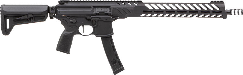 SIG Sauer MPX PCC 9mm Semi-Automatic Modern Sporting Rifle with 16-inch Barrel, Black Synthetic Stock