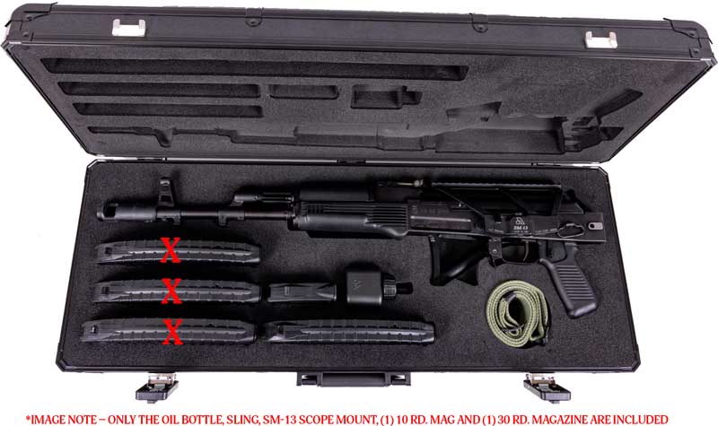 Arsenal SAM7SF-86 7.62x39mm Semi-Automatic Modern Sporting Rifle with Chrome-Lined Barrel and Steel Stock