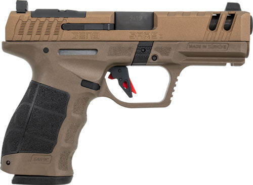 SAR USA SAR9C 9mm Compact Gen3 Pistol with Optic Cut and Bronze Finish