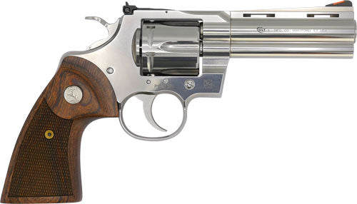 Colt Python .357 Magnum Revolver - 4.25-inch Barrel, Stainless Steel Finish, 6-Round Capacity