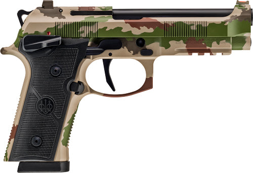 Beretta 92XI SAO FS 9mm Semi-Auto Pistol with Camouflage Finish and Fiber Optic Front Sight