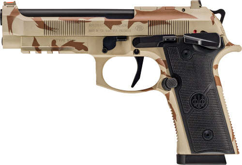 Beretta 92XI SAO FS 9mm Semi-Auto Pistol with 4.7-Inch Barrel and Camo Finish