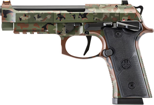 Beretta 92XI SAO FS 9mm Pistol with Camo Finish and Fiber Optic Front Sight