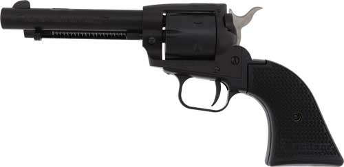 Heritage 22LR/22WMR Black Revolver with 4.75-Inch Barrel, Polymer Grips and Fixed Sights