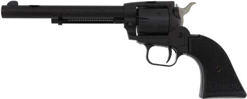 Heritage 22LR/22WMR Black Revolver with 6.5-Inch Barrel and Polymer Grips