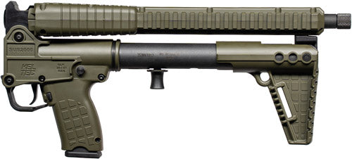 Kel-Tec SUB-2000 10mm Auto Modern Sporting Rifle with 15-Round Magazine, Green Synthetic Stock