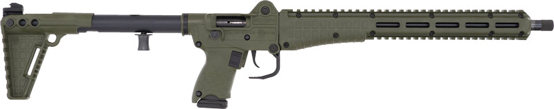 Kel-Tec SUB-2000 Gen3 9mm Rifle with Green Stock and 10-Round Magazine