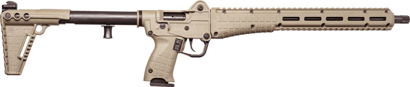 Kel-Tec SUB-2000 Gen3 9mm Semi-Automatic Rifle with 15-Round Magazine, Tan Stock