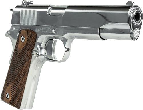 Tisas USA Regulator 1911A1 in 38 Super with Chrome Finish and Adjustable Sights