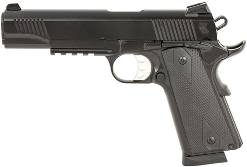 Tisas USA 1911 Duty B9 9mm Semi-Auto Pistol with Black Rubber Grips and Adjustable Sights