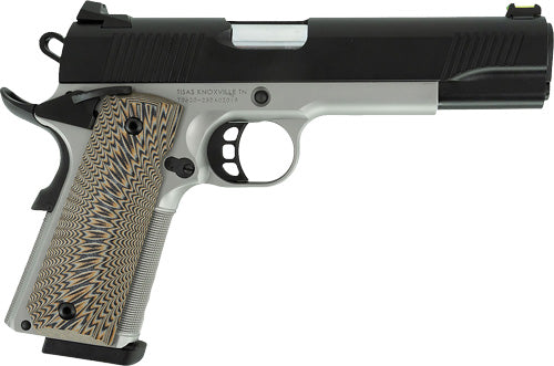 Tisas USA 1911 D10 FO 10mm Semi-Auto Pistol with G10 Grips and Bi-Tone Finish