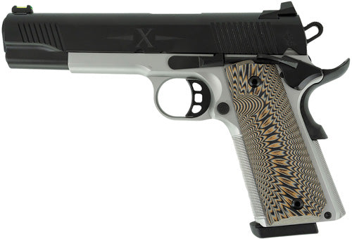Tisas USA 1911 D10 FO 10mm Semi-Auto Pistol with G10 Grips and Bi-Tone Finish