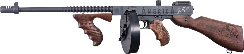 Thompson 1927A1 .45 ACP Modern Sporting Rifle with Engraved Steel Receiver and Walnut Stock