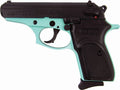 Bersa Thunder 380 ACP FS - Robin's Egg Blue Alloy Frame with Black Steel Slide and Fixed Sights