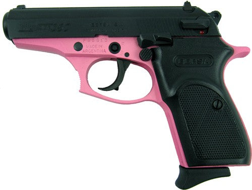 Bersa Thunder .380 ACP Pistol with Pink Alloy Frame and Black Steel Slide