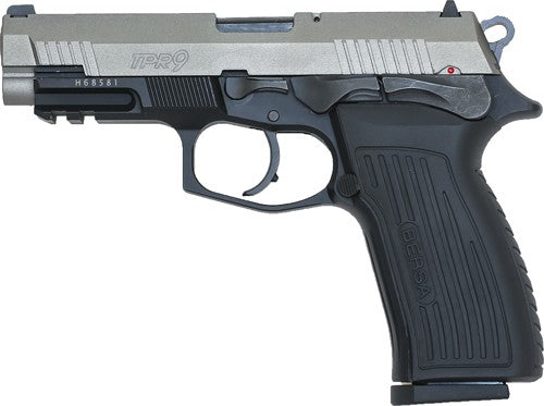 Bersa TPR 9MM Semi-Auto Pistol with 4.25-inch Barrel and Interchangeable Sights