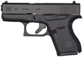 Glock 43 9mm Luger FS Semi-Auto Pistol with 6.26-Inch Barrel and 6-Round Capacity and Black Finish