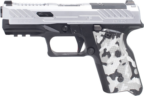 Fusion Firearms XF9C10 Pro 9mm Semi-Auto Pistol with Chrome Finish, 4-inch Barrel, 10-Round Capacity