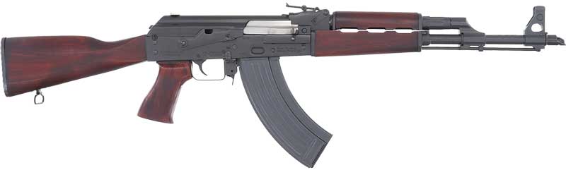 Zastava Arms USA ZPAPM70 7.62x39mm Semi-Automatic Modern Sporting Rifle with Red Hardwood Stock
