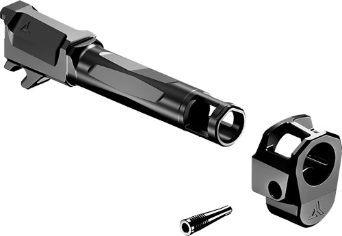 Radian Weapons Ramjet, 3.1" Barrel With Afterburner Compensator, 9MM, Dlc Finish, Black, Intra-Lok Mounting