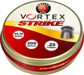 Hatsan Airguns Hatsan Vortex Strike Pellets 25 24.70 Grain 200 Per Tin