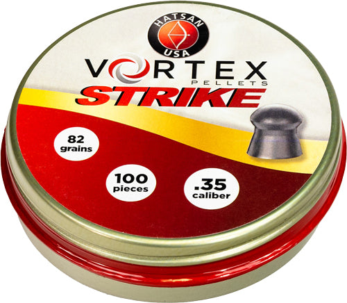 Hatsan Airguns Hatsan Vortex Strike Pellets 35 81.02 Grain 100 Per Tin