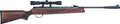 Hatsan Airguns Hatsan Model 95 Spring Combo .22 With Optima 3-9X32 Walnut