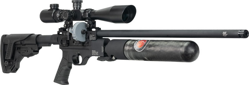 Hatsan Airguns Hatsan Factor Rc .22 PCP Side Lever 2-Mags Black