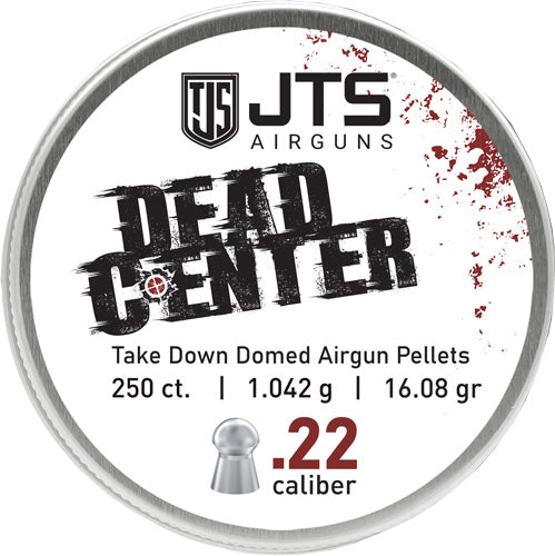 Jts Group Jts Pellets Dead Center 22 Domed 16.08 Grain 250 Count