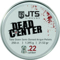 Jts Group Jts Pellets Dead Center 22 Semi-Domed 21.53 Grain 250 Count