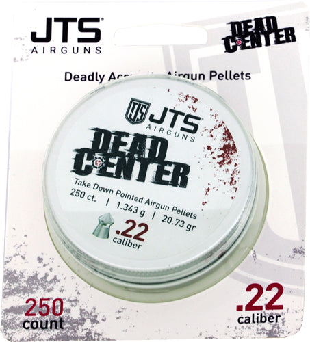 Jts Group Jts Pellets Dead Center 22 Pointed 20.73 Grain 250 Count