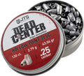 Jts Group Dead Center, .25 Caliber Pellets, Hollow Point Tip, 130 Per Tin