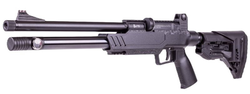 Jts Group Airstryke, Air Rifle, 22 Caliber, 820, 19" Barrel, Black, Pre-Charged Pneumatic, 2 Magazines, 10 Rounds