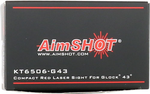 AimShot Ultralight Laser Sight for Glock 43 with Red Laser