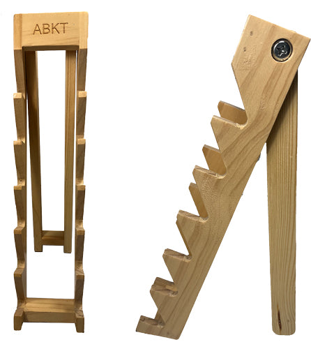 ABKT WOOD KNIFE DISPLAY STAND