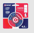 Crosman Pointed .177 Pellet, 250 Per Card