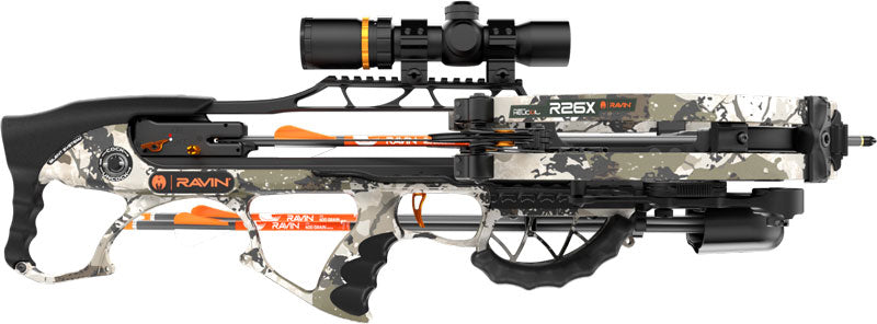 Ravin Crossbows R028 R26X Compound Crossbow with 3 Arrows and Illuminated Scope