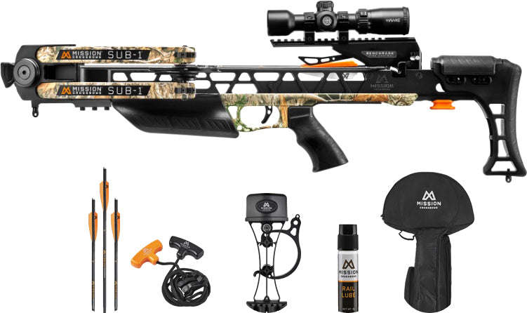 Mission Archery Crossbow Sub-1 Package with Scope and Bolts