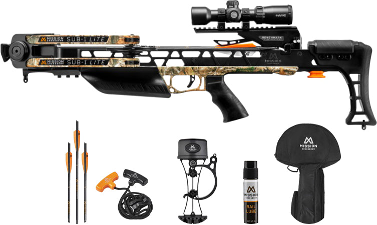 Mission Archery Crossbow Sub-1 Lite - Compact, Lightweight & Powerful Hunting Bow
