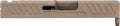 Grey Ghost Precision GGP-SPG43-V1-FDE Glock 43 Slide with Angled Serrations and Diamond-Like Coating