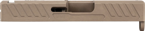 Grey Ghost Precision GGP-SPG43-V1-FDE Glock 43 Slide with Angled Serrations and Diamond-Like Coating