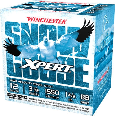 Winchester Ammunition WXS12LBB Snow Goose 12 Gauge Shotshells - Non-Toxic, 3.5 Inch, 1-3/8 Ounce #BB Shot